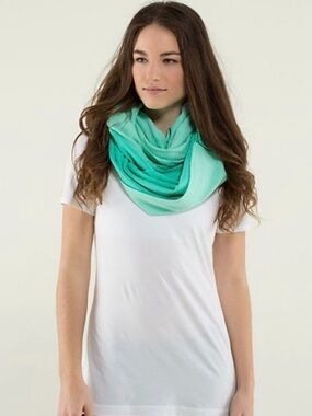 Lululemon Green Infinity Scarf - Women Accessories